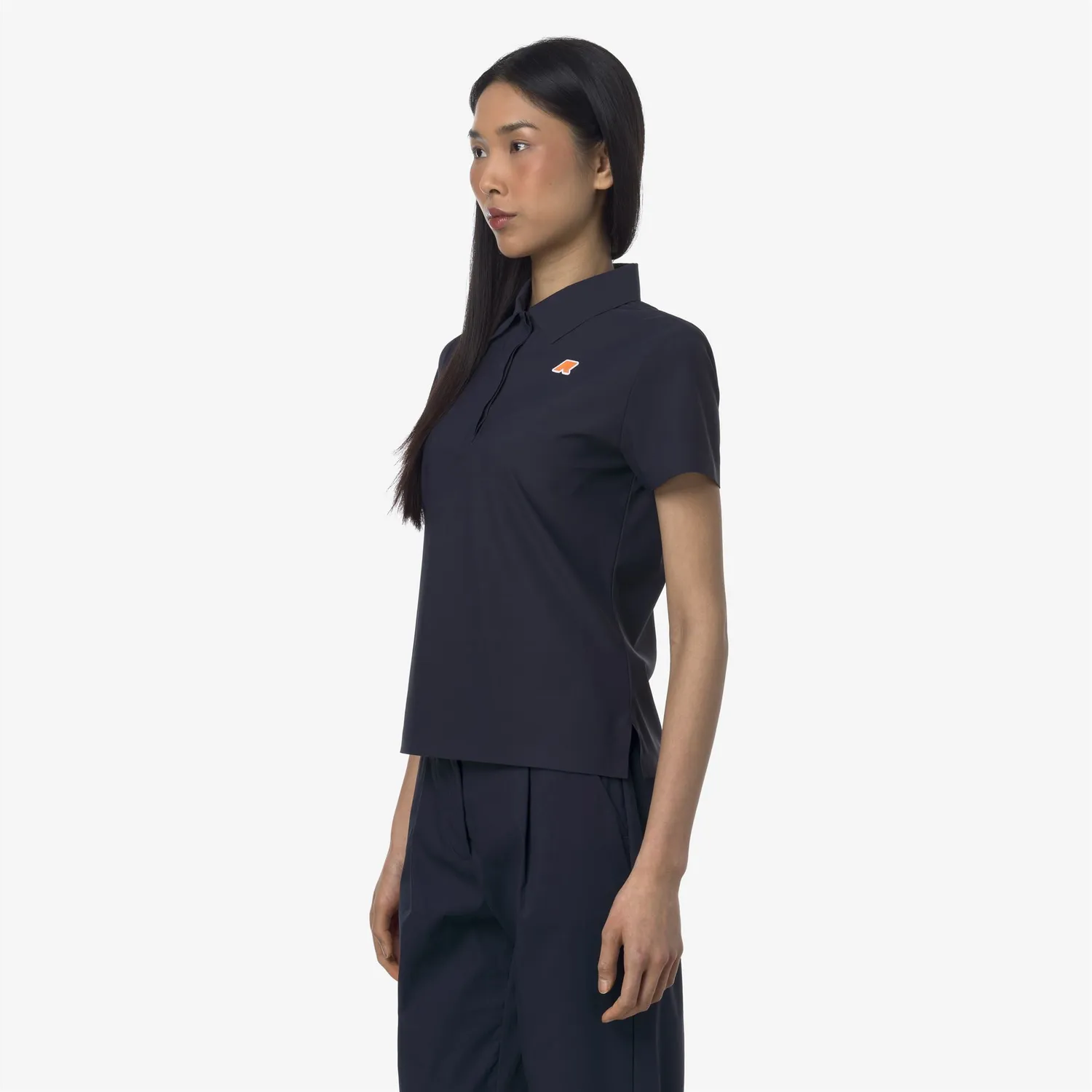 K-Way Birdie Golf polo dama albastru elastic