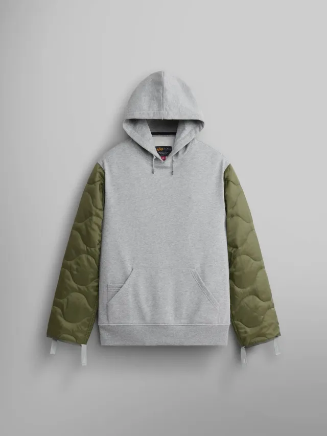Alpha Industries ALS/92 hanorac matlasat gri cu gluga