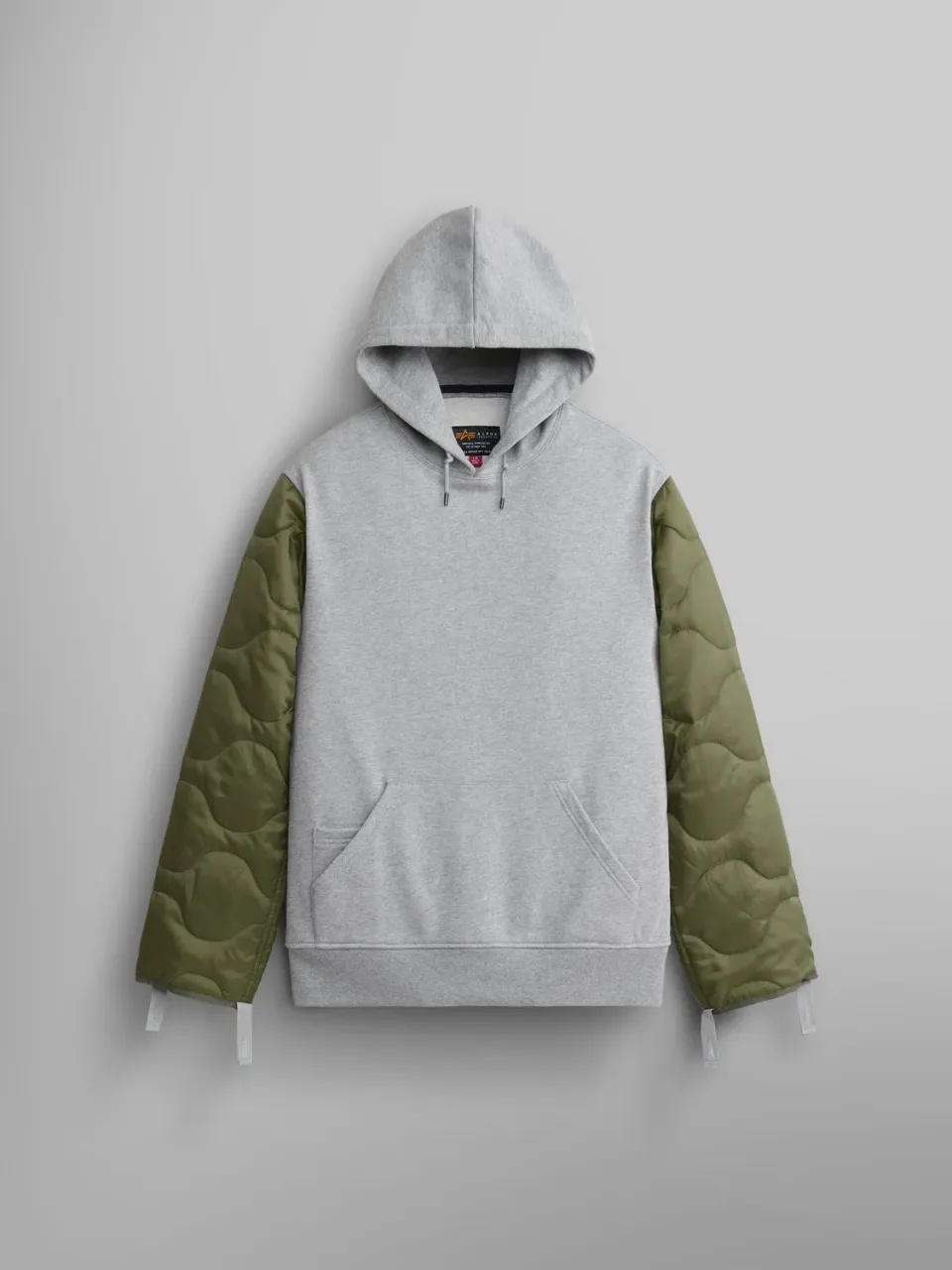 Alpha Industries ALS/92 hanorac matlasat gri cu gluga