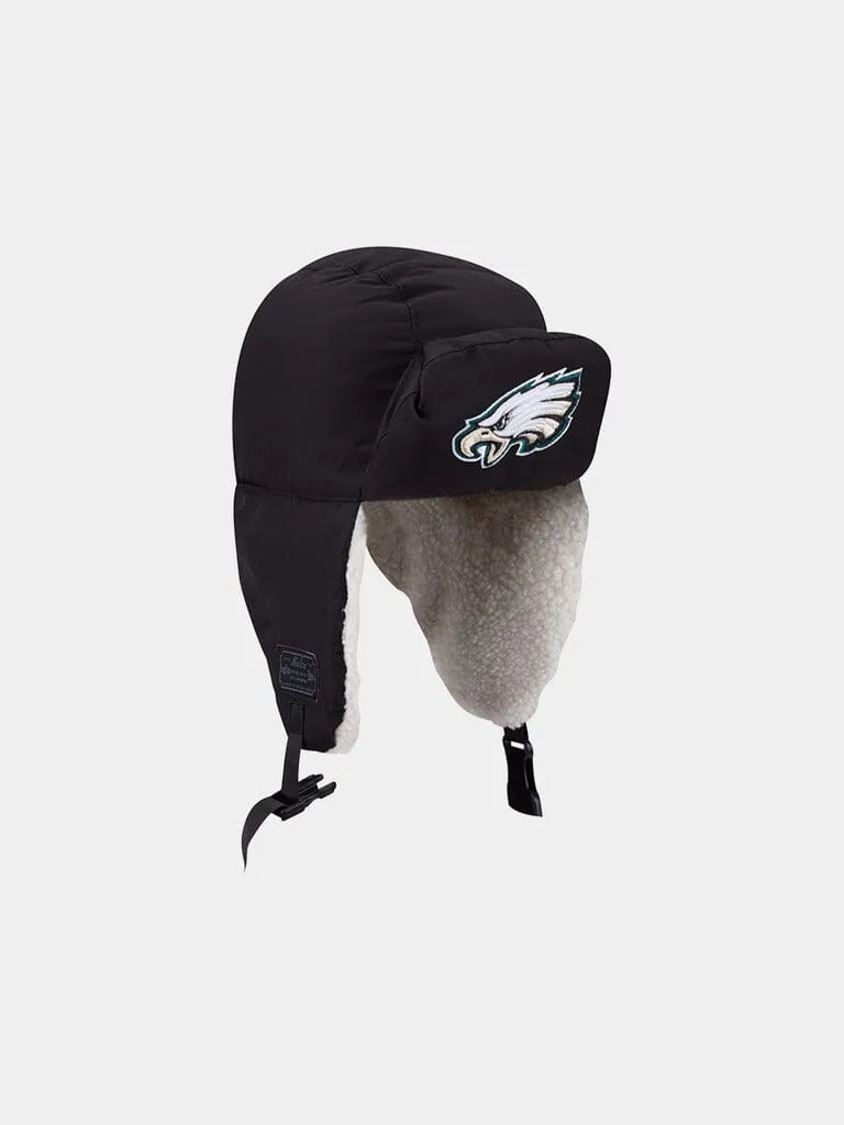 Alpha Industries Philadelphia Eagles Quilted caciula trapper negru