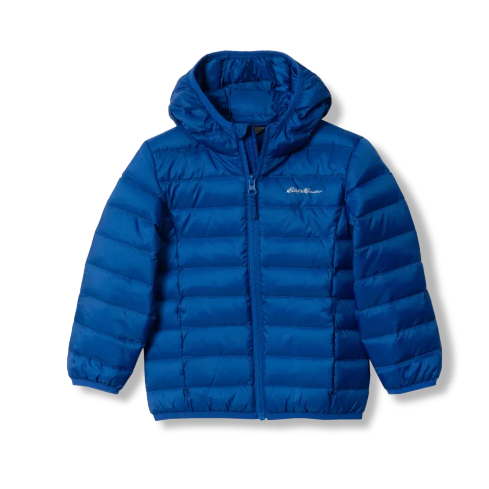 Eddie Bauer CirrusLite geaca puf copii Aqua 2T calduroasa