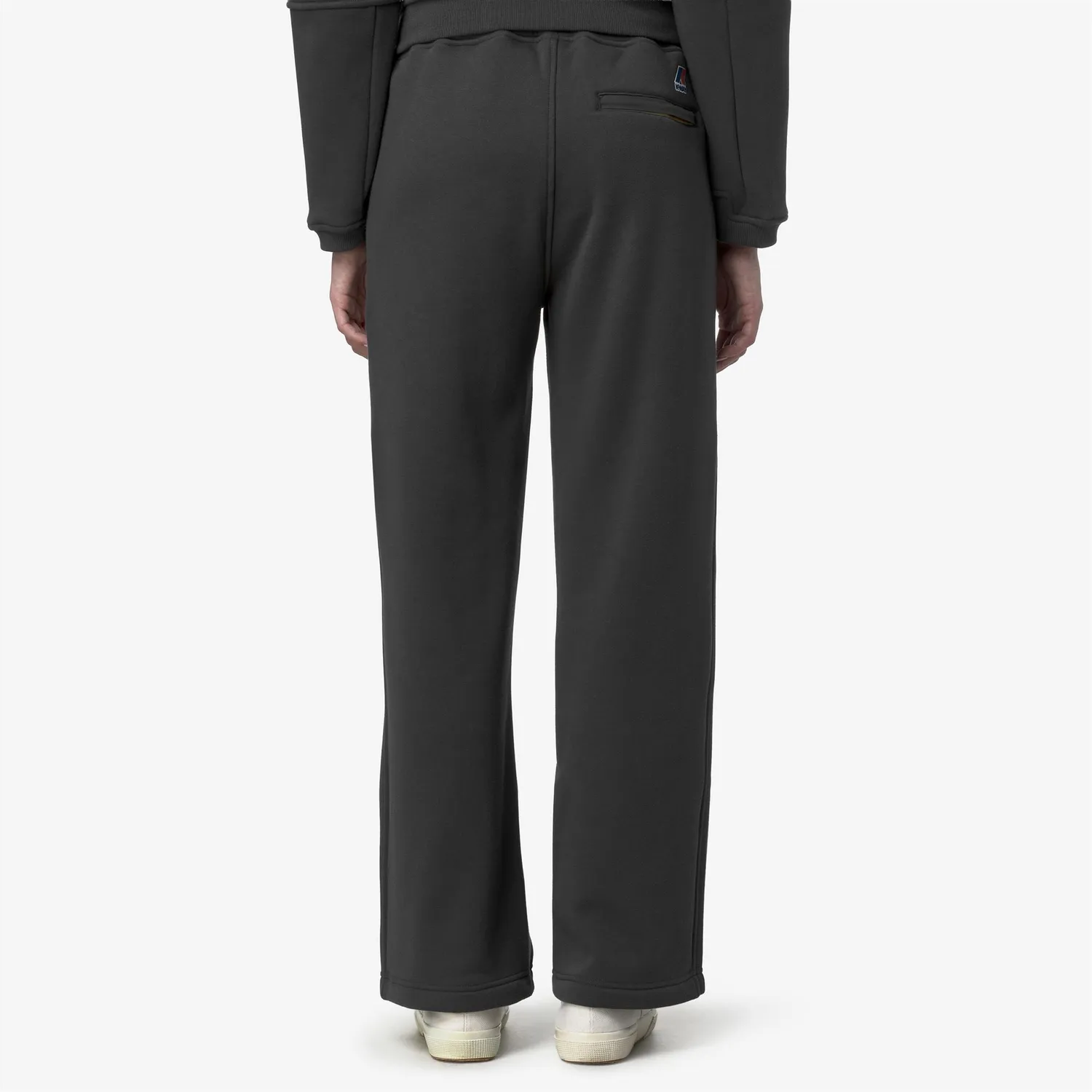 K-Way Philbert Brushed PC East pantaloni sport gri fleece