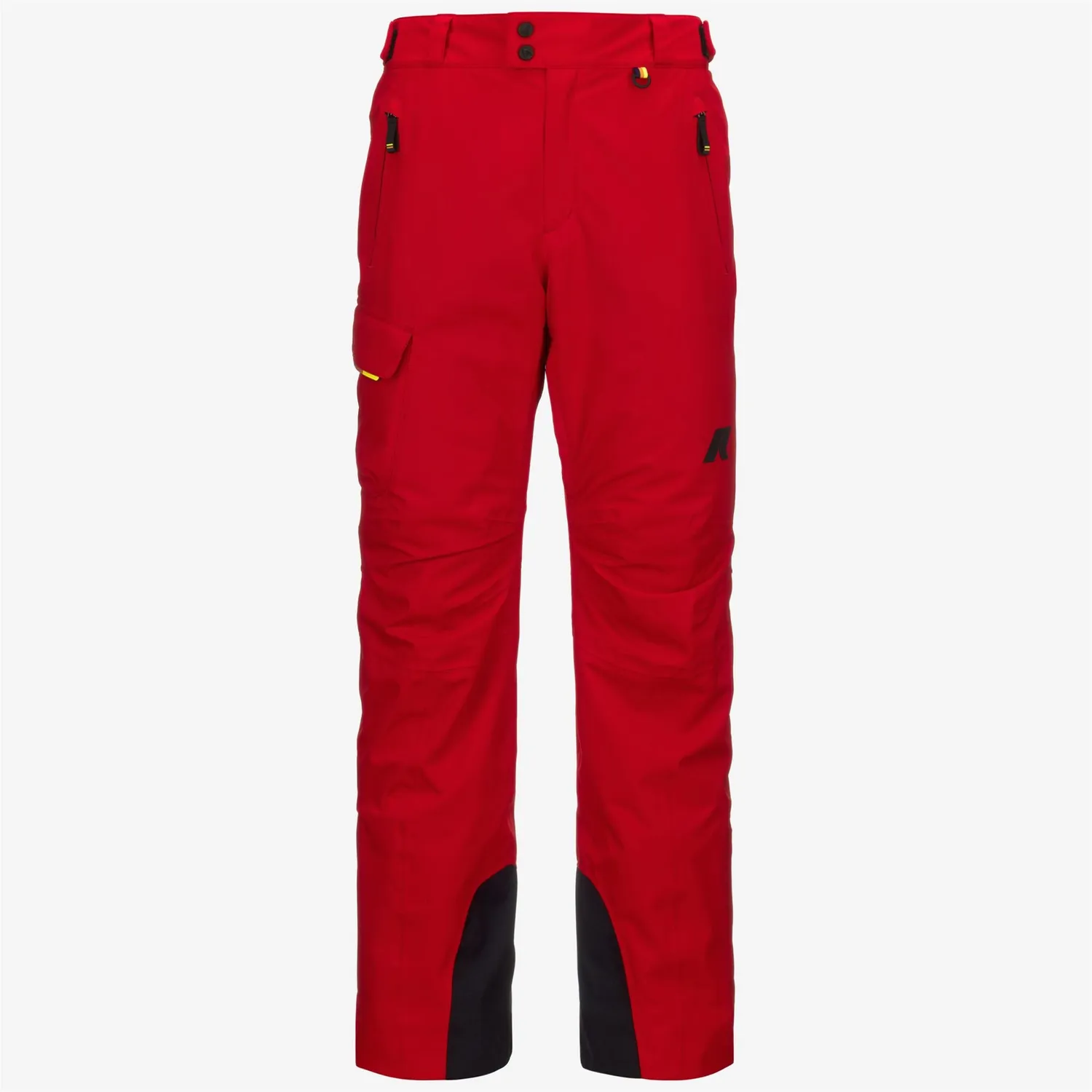 K-Way Avrieux Micro Twill 2 Layers pantaloni schi rosii