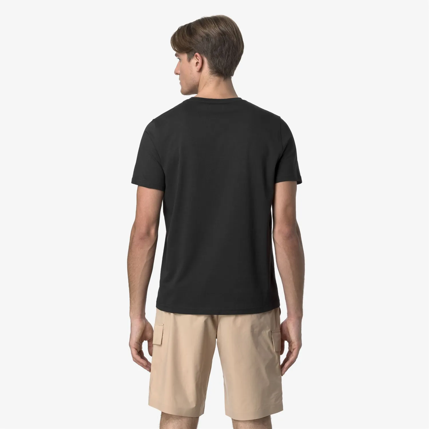 K-Way Sigur Jersey Slim tricou bumbac negru slim