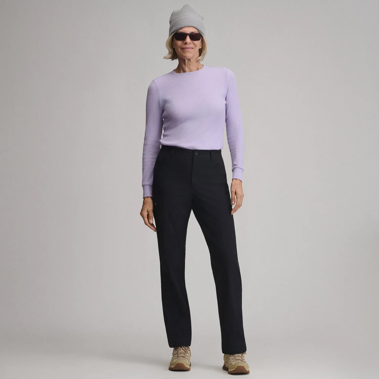 Eddie Bauer Guide Pro pantaloni dama negri captusiti