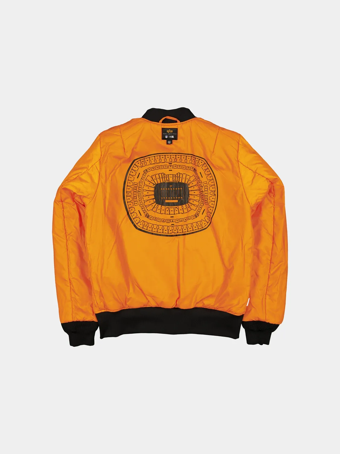 Alpha Industries MA-1 New York Jets geaca bomber negru camuflaj