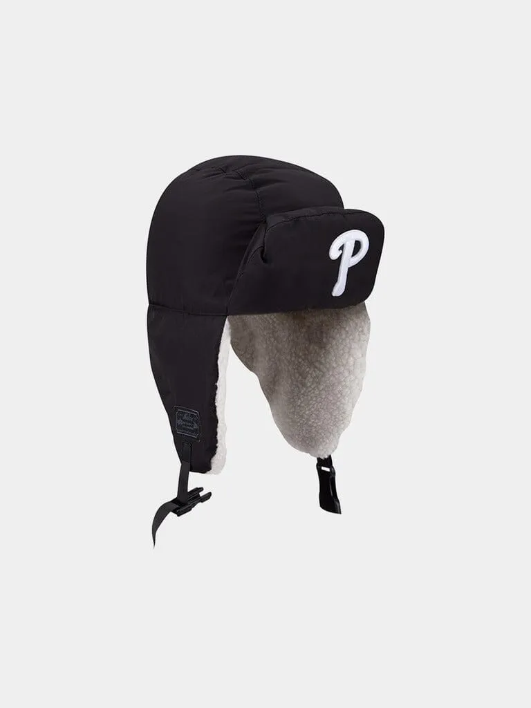 Alpha Industries Philadelphia Phillies New Era caciula trapper neagra puffer