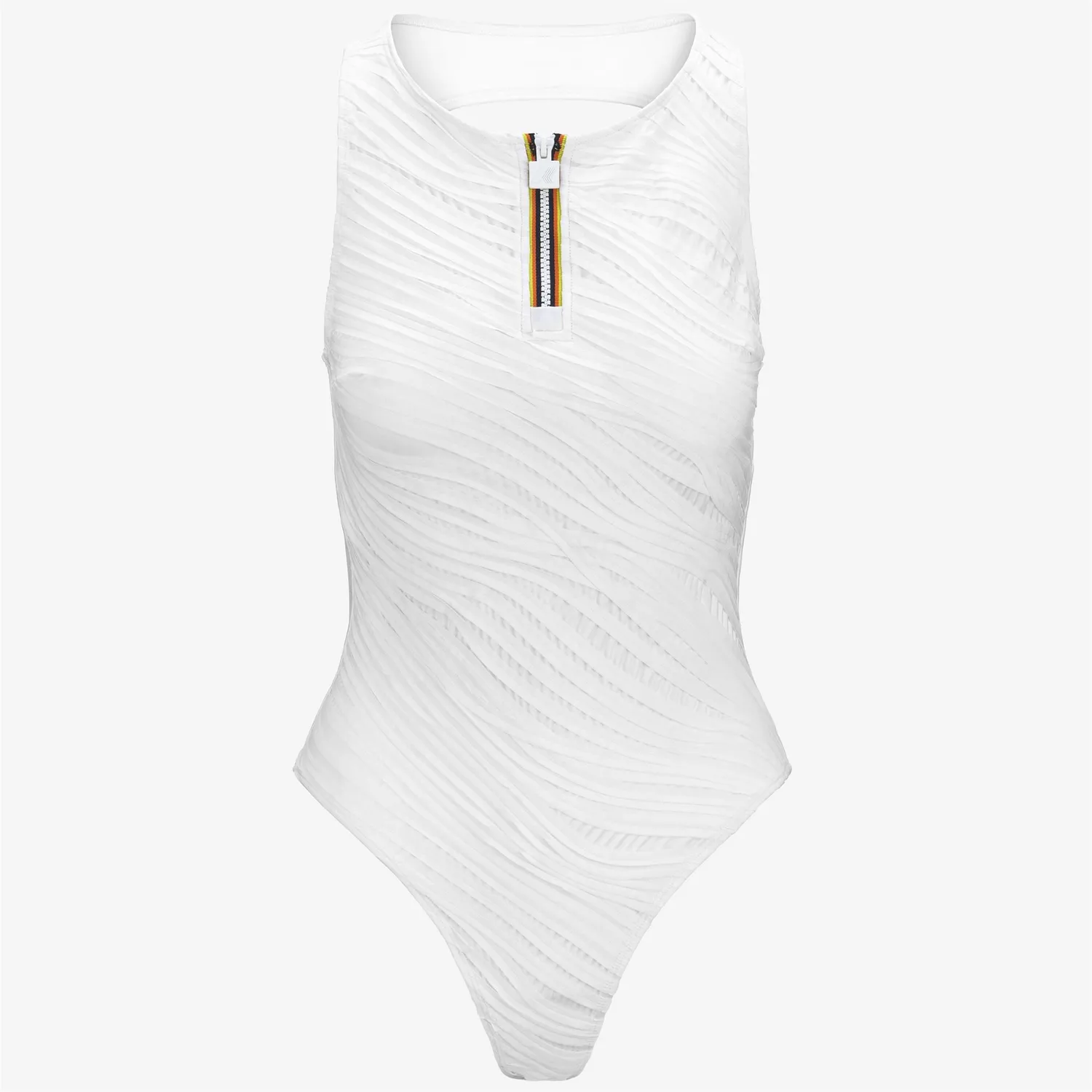 K-Way Enty costum baie damă alb dintr-o bucată
