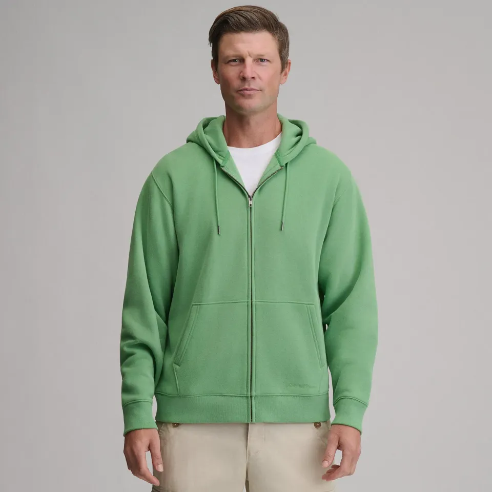 Eddie Bauer Vintage Soft hanorac cu fermoar Mineral Red moale
