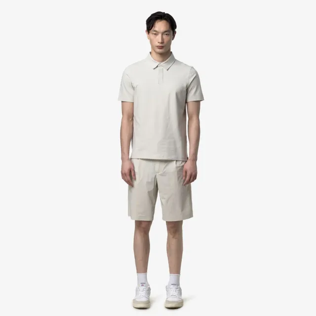 K-Way Ilton Light Tech pantaloni scurți Beige Lt elastici