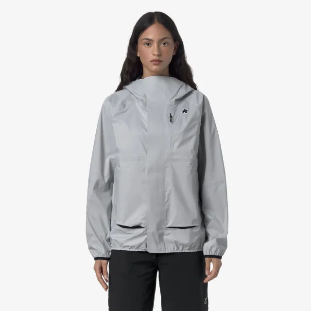K-Way Roche geaca unisex gri impermeabila 10000 mm