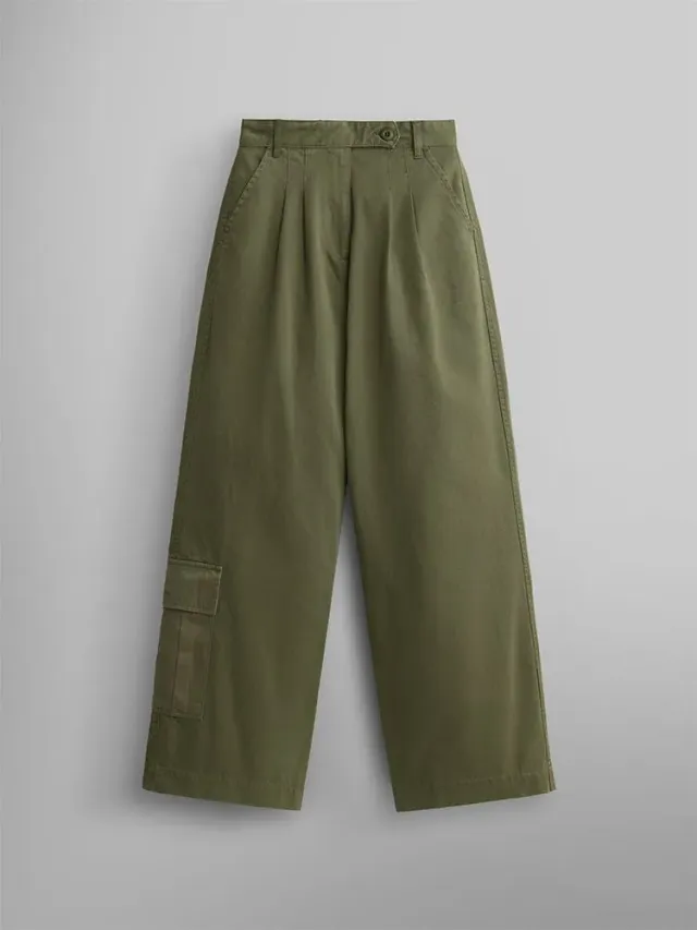 Alpha Industries Wide Leg pantaloni negri