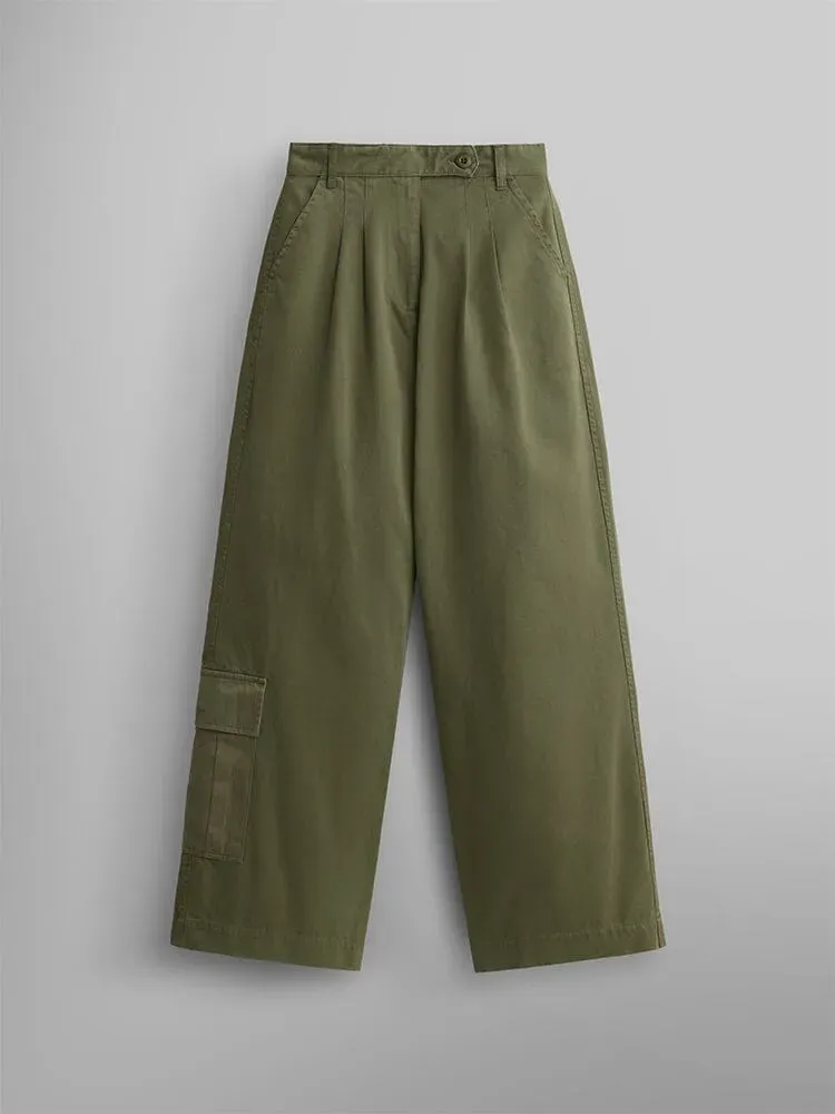 Alpha Industries Wide Leg pantaloni negri