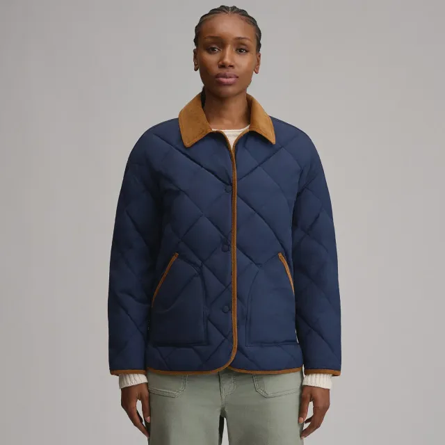 Eddie Bauer Insulated Long Barn Coat palton Brook lung matlasat