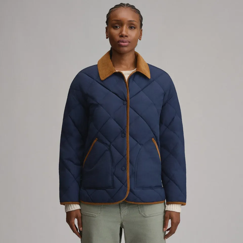 Eddie Bauer Insulated Long Barn Coat palton Brook lung matlasat