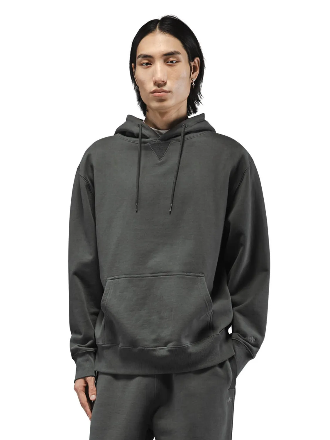 Alpha Industries Essential French Terry Hoodie Gen II hanorac charcoal bumbac