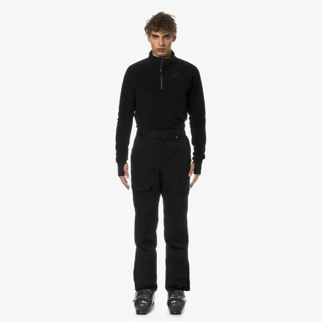 K-Way Aussois Micro Twill 3 Layers pantaloni schi negri