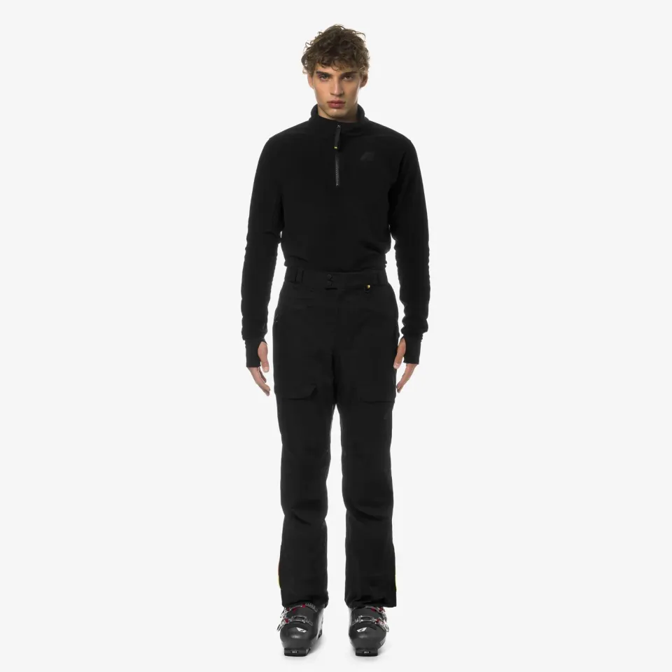 K-Way Aussois Micro Twill 3 Layers pantaloni schi negri