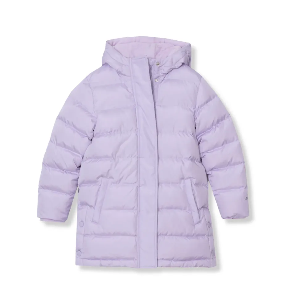 Eddie Bauer Stratustherm parka fete neagra 650 fill