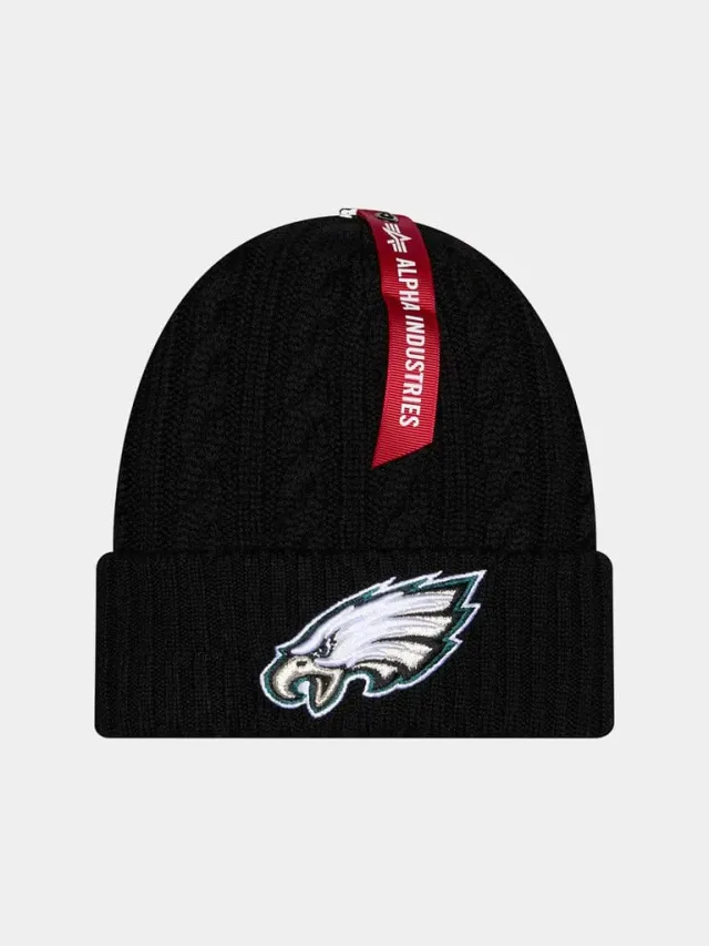 Alpha Industries Eagles x New Era căciulă Teal lână merinos