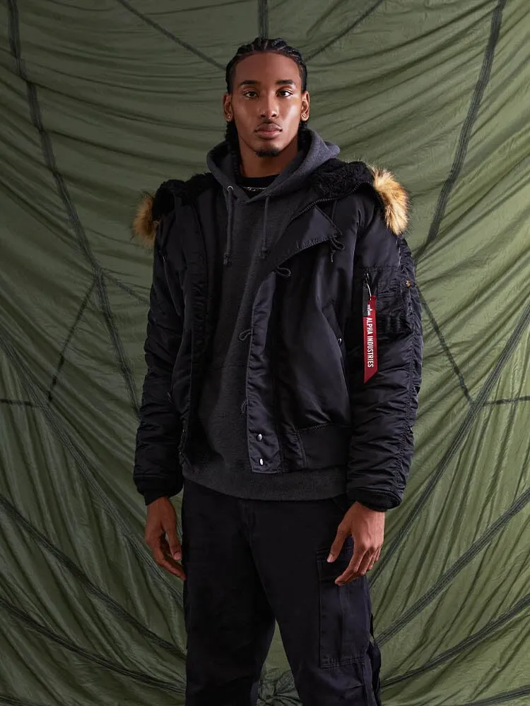Alpha Industries N-2B Short Waist parka negru ger