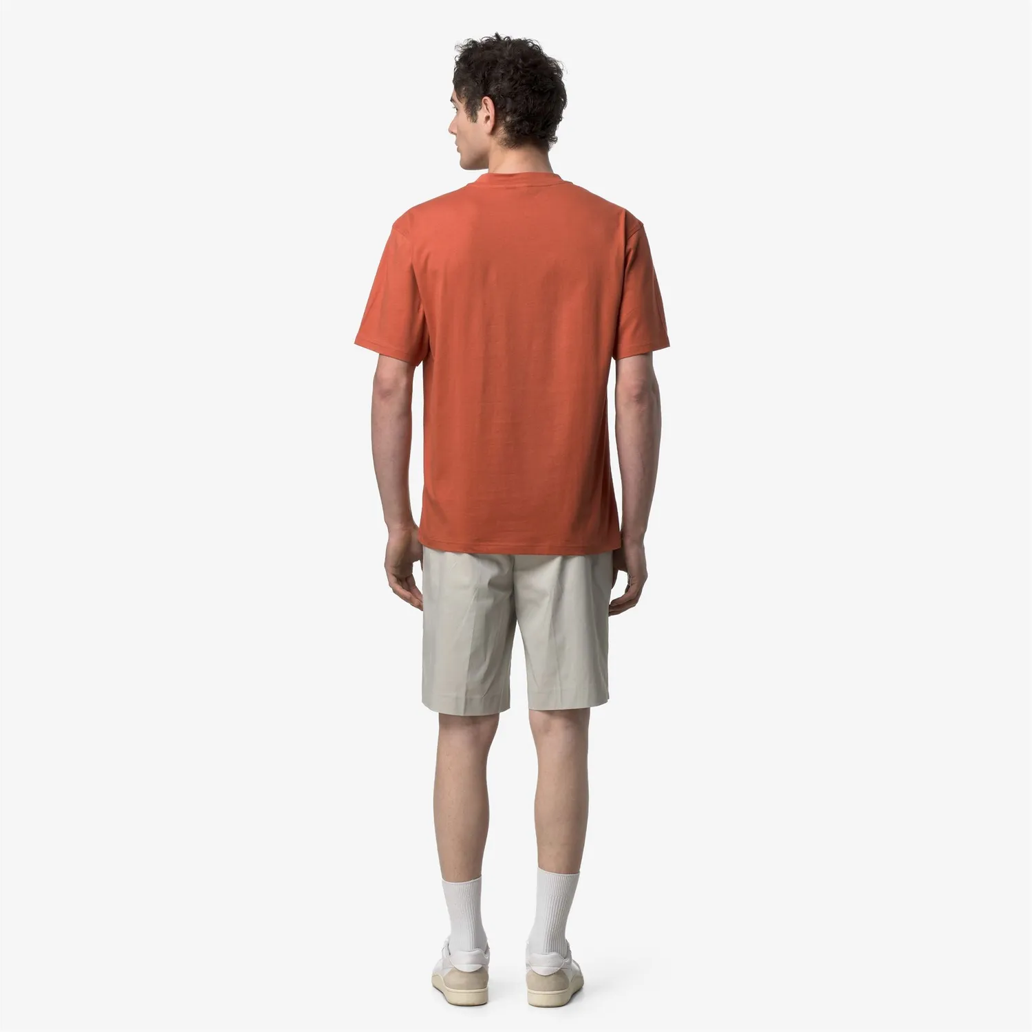 K-Way Solo Jersey tricou bărbați portocaliu bumbac