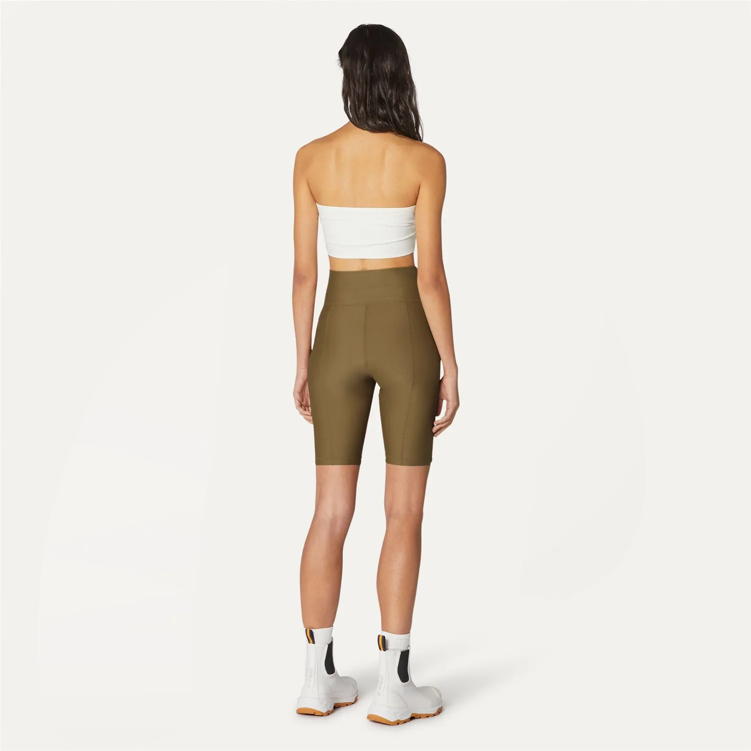 K-Way Cyclel pantaloni scurti dama maro ciclist elastic