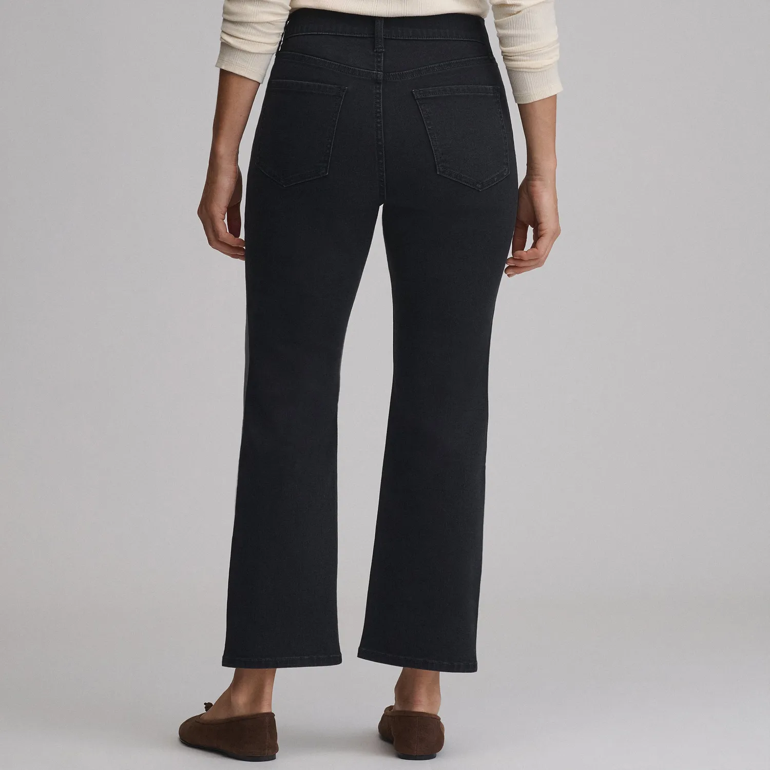 Eddie Bauer Venture Stretch Kick-Flare blugi Misty Blue elastici