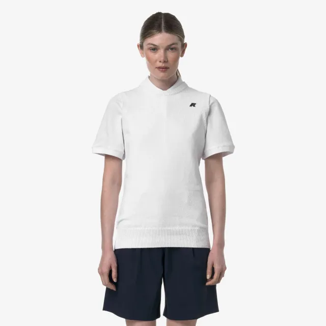 K-Way Jeano Mix Cotton Golf vesta White Bright din bumbac