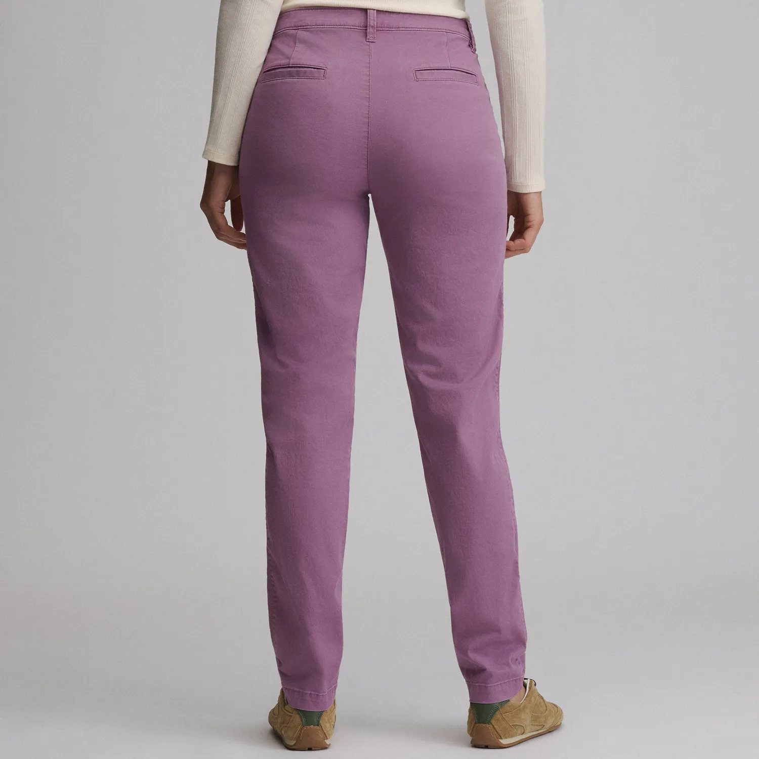 Eddie Bauer Legend Wash pantaloni dama bej bumbac moale