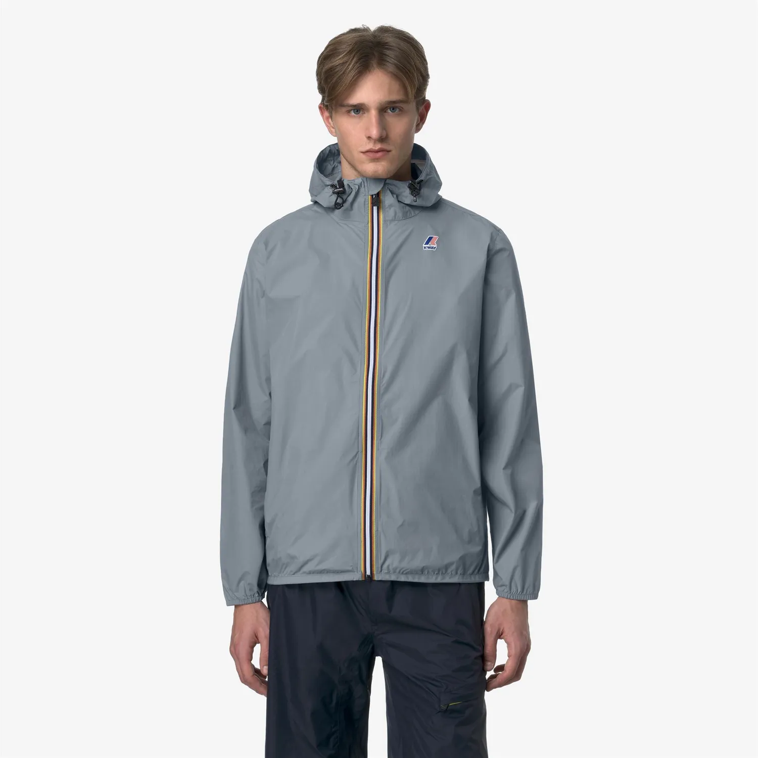 K-Way Le Vrai 4.0 Claude geaca unisex gri impermeabila