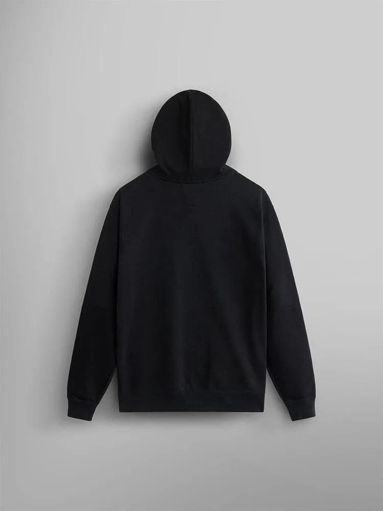 Alpha Industries Mixed Media hanorac negru bumbac
