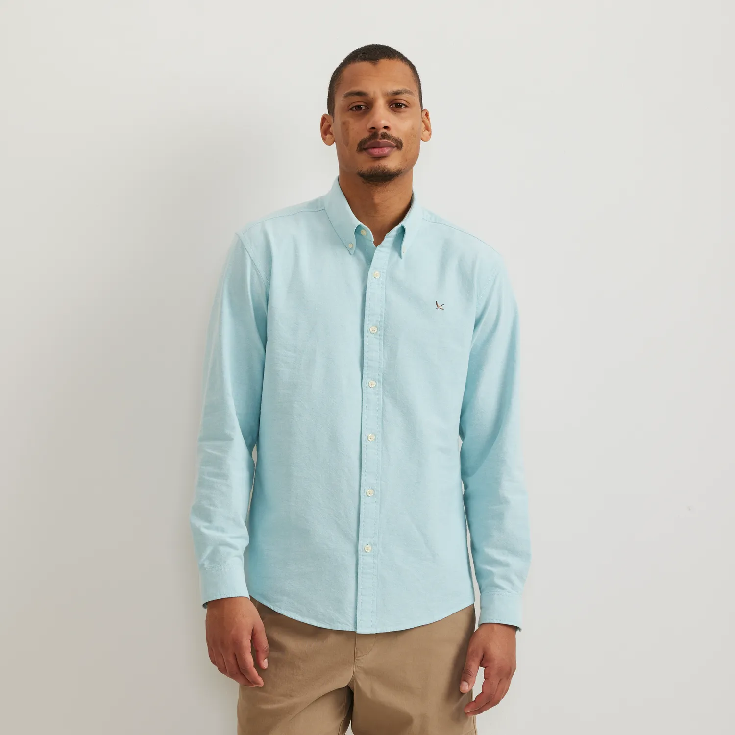 Eddie Bauer Eddie's Oxford cămașă albă bărbați