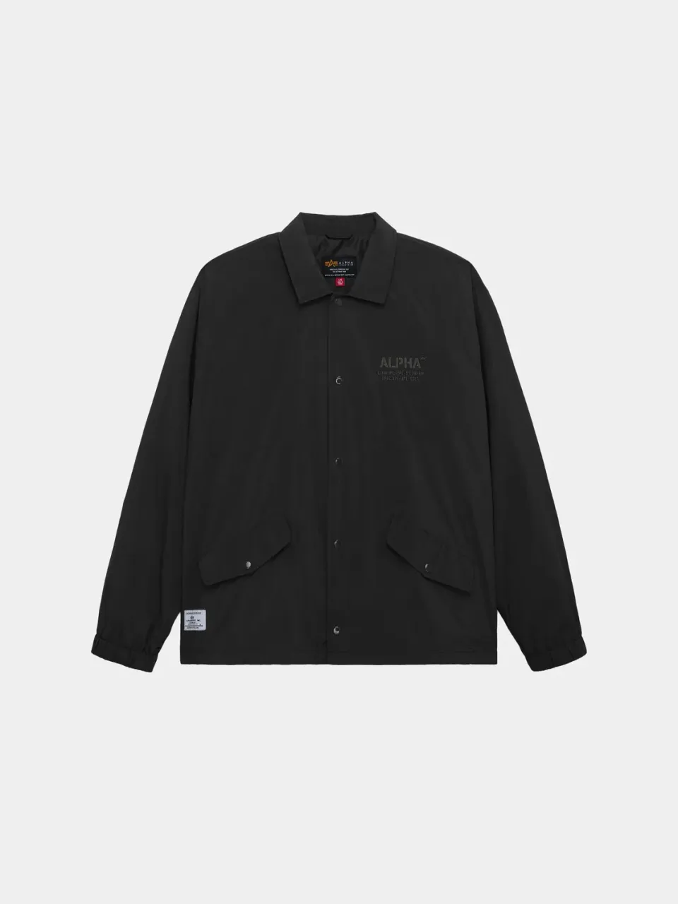 Alpha Industries Coaches geaca neagra usoara impermeabila