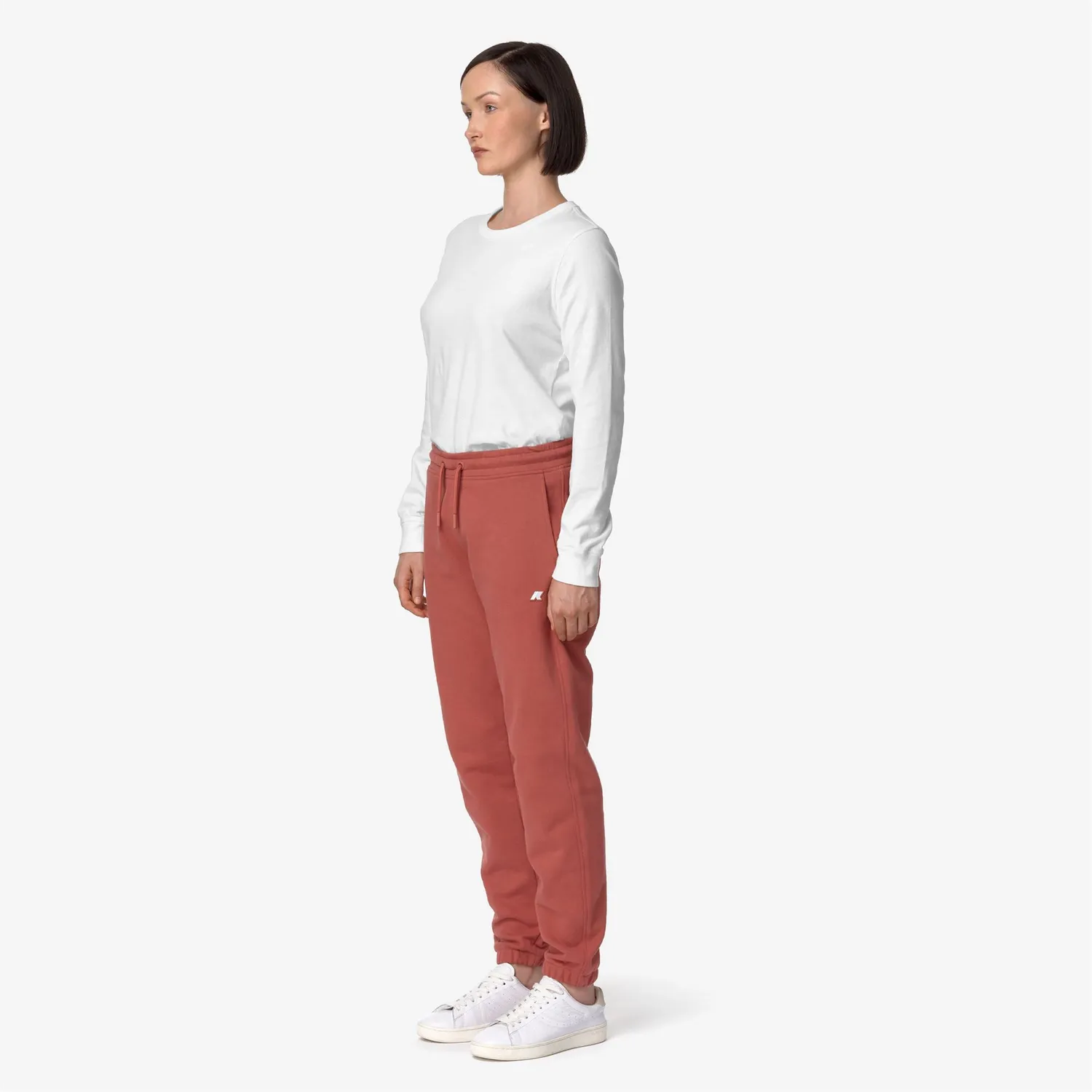 K-Way Ginevrette pantaloni fleece damă roz cedar