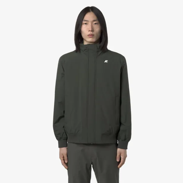 K-Way Arsene Warm Ottoman geacă verde impermeabilă