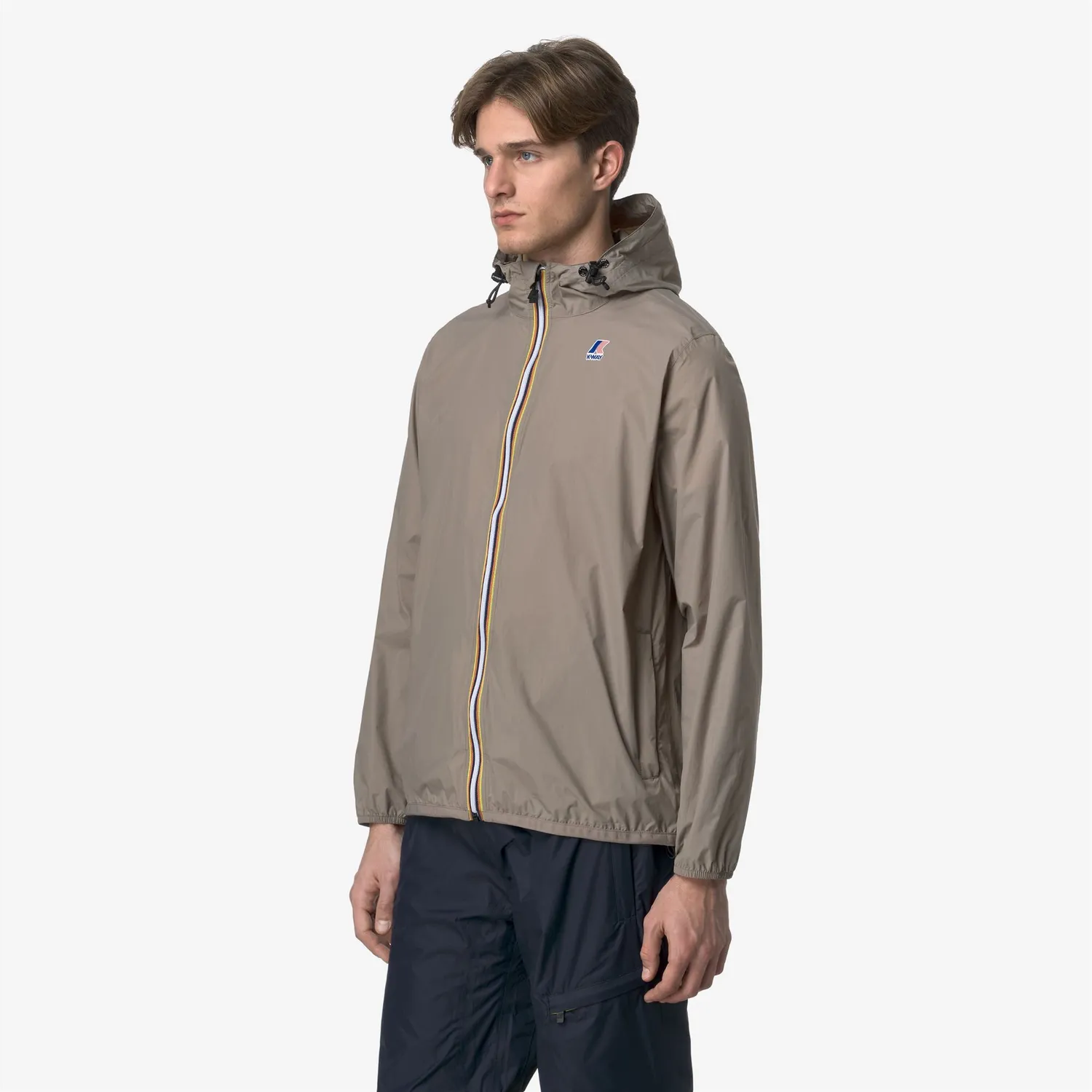 K-Way Le Vrai Claude geaca unisex bej compacta 10K