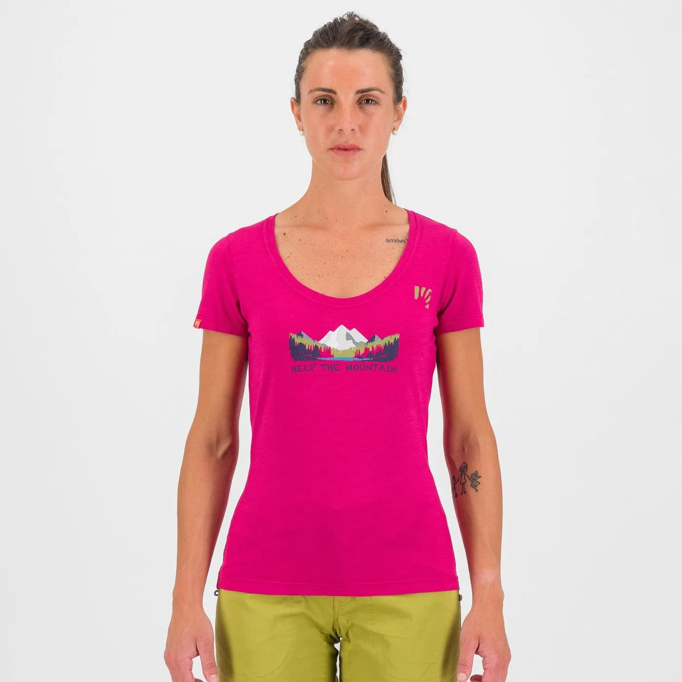 Karpos Ambretta W T-Shirt tricou bumbac mesaj munte