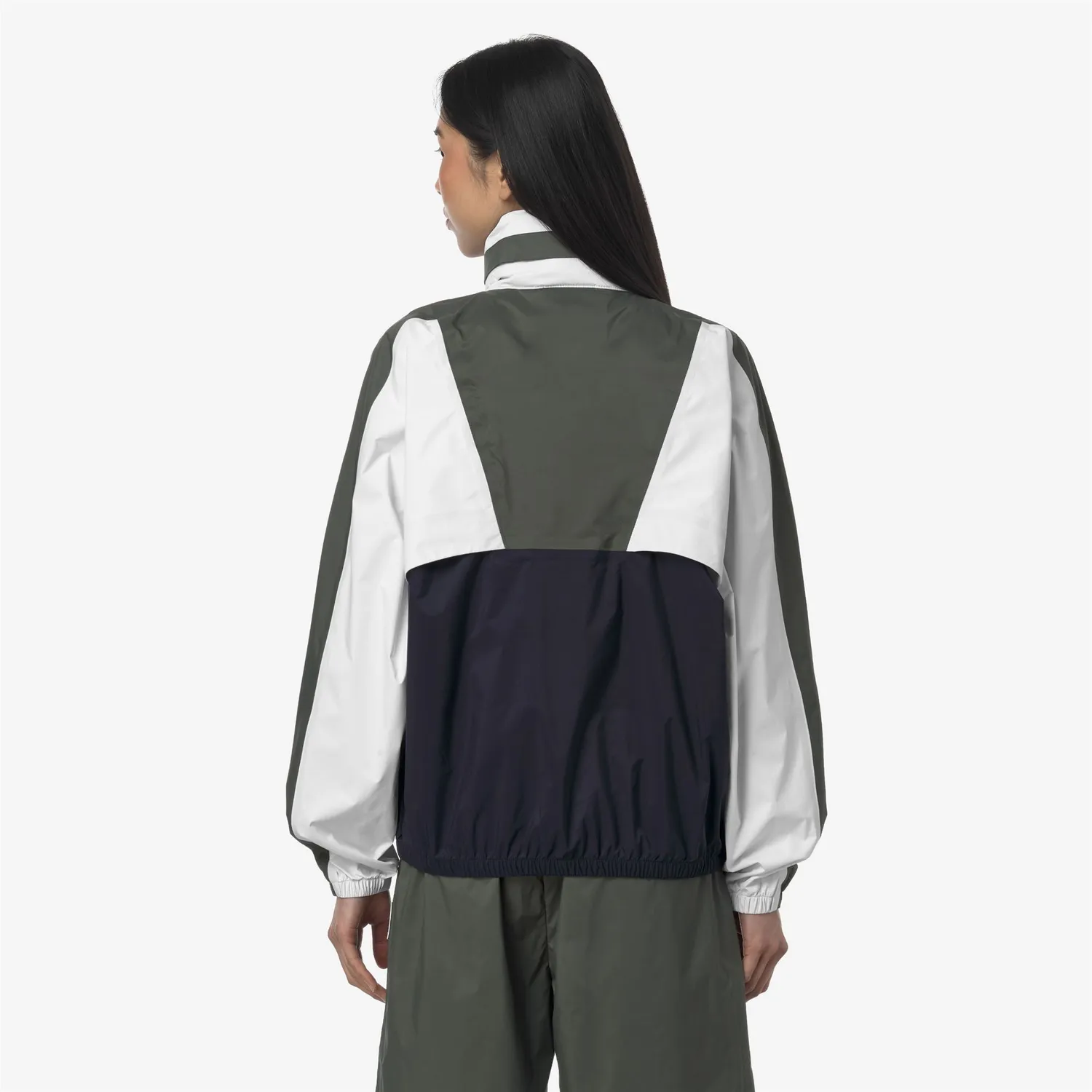 K-Way 7002 Full Zip geaca unisex Blue White Green