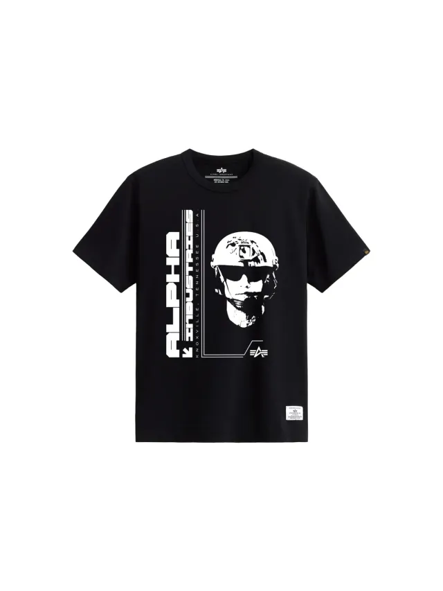 Alpha Industries Commander tricou negru S-2XL bumbac gros