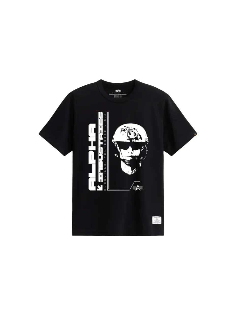 Alpha Industries Commander tricou negru S-2XL bumbac gros