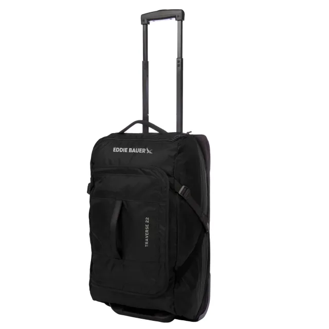 Eddie Bauer Traverse 22 geanta voiaj Black cu roti