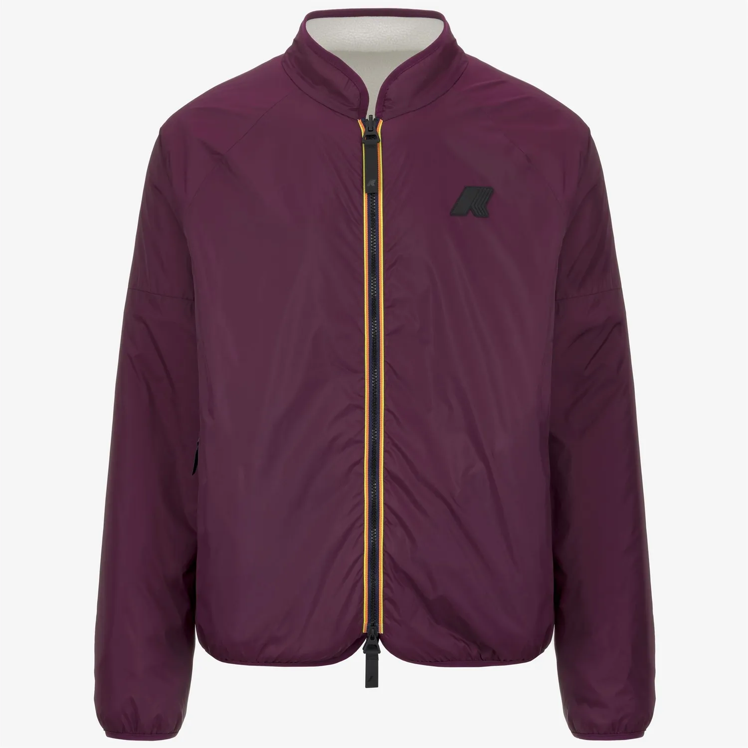K-Way Bessans geaca fleece reversibila White Violet