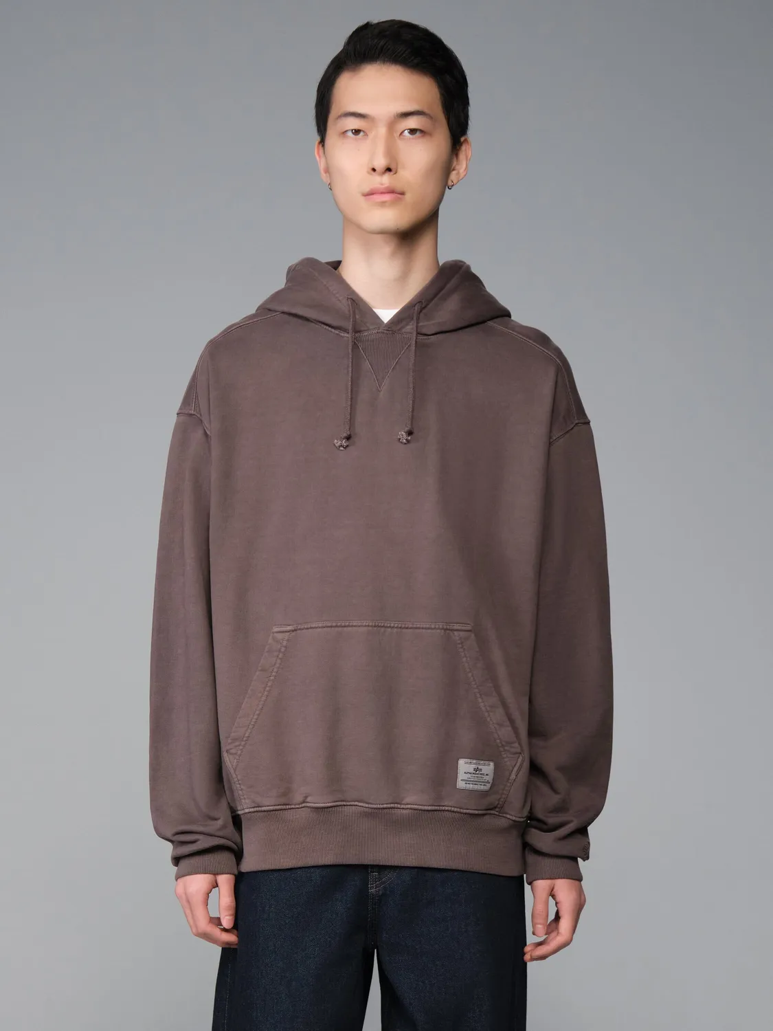 Alpha Industries Essential Freight hanorac maro Hickory bumbac