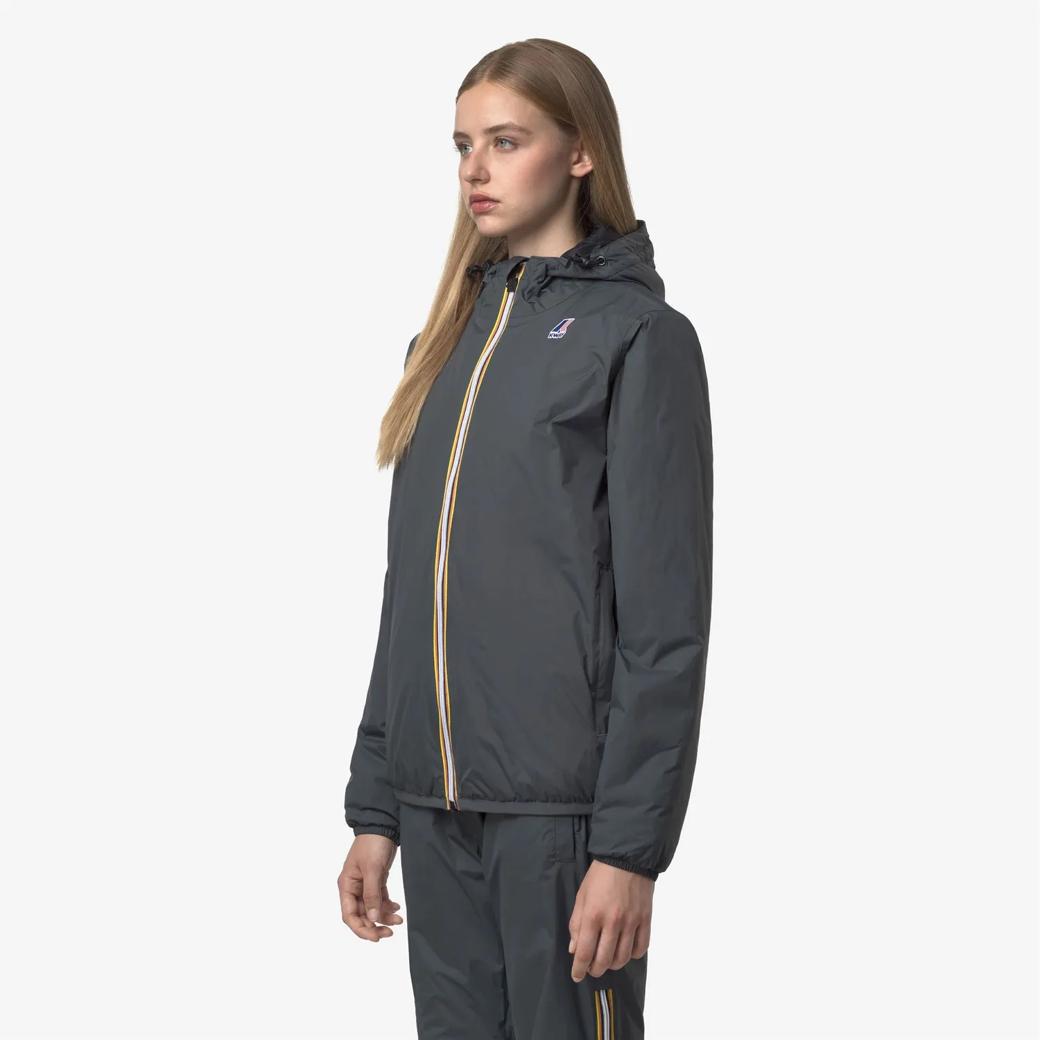 K-Way Le Vrai 4.0 Claude Warm geaca gri shadow calduroasa