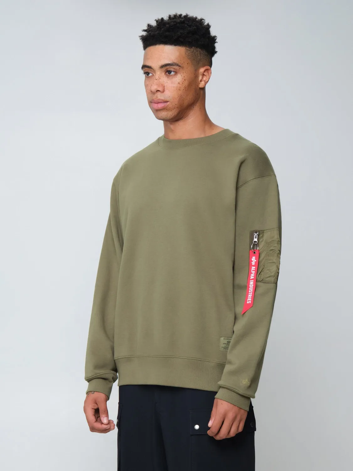 Alpha Industries Utility Pocket hanorac negru black