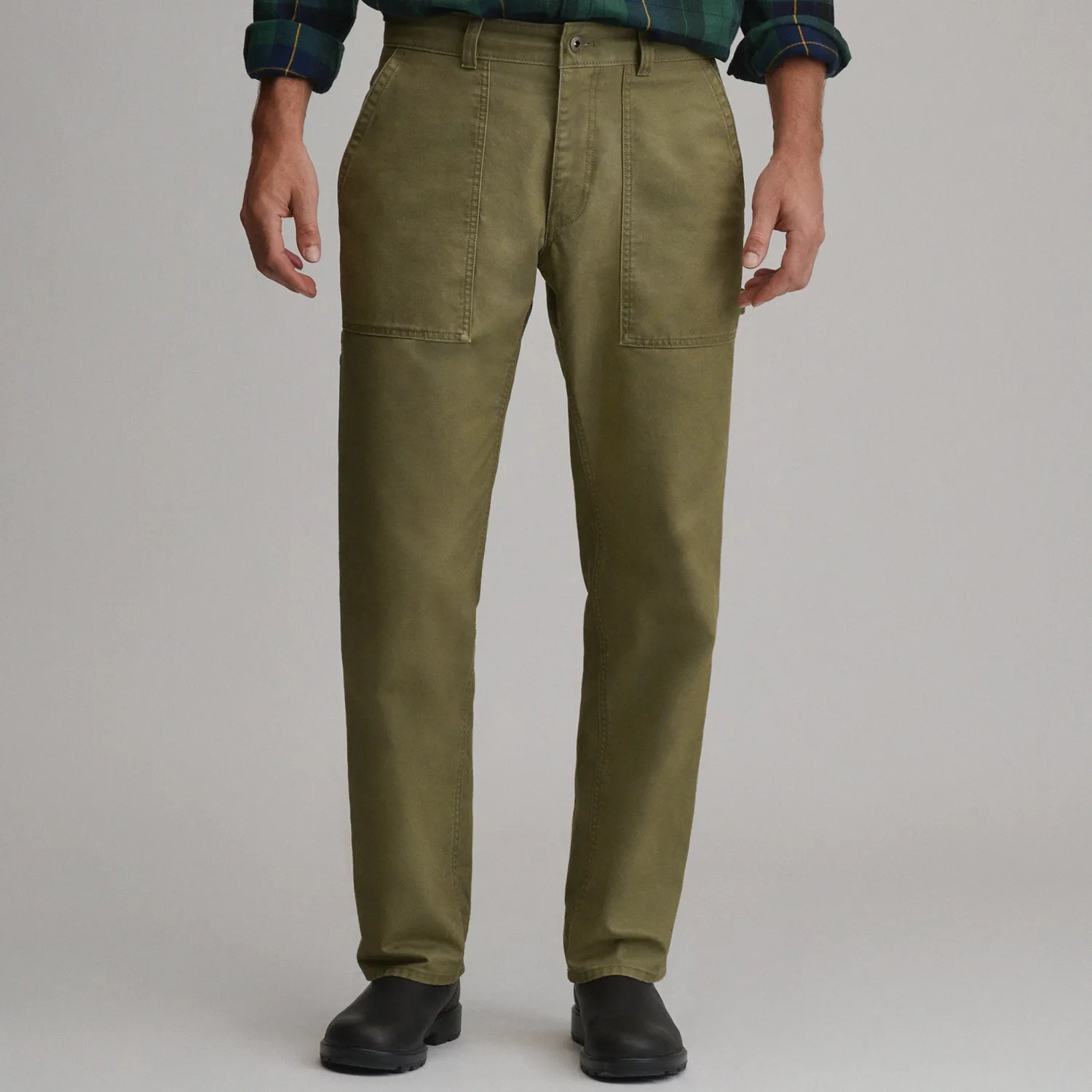 Pantaloni Eddie Bauer Canvas Carpenter maro munca