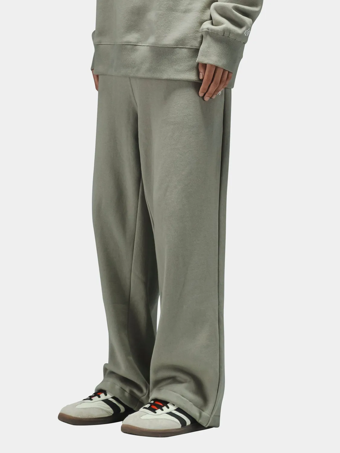 Alpha Industries Essential Sweatpants trening gri bumbac