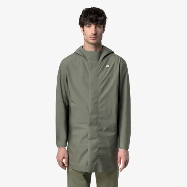K-Way Tommy Stretch 2L geaca barbati verde lichen impermeabila