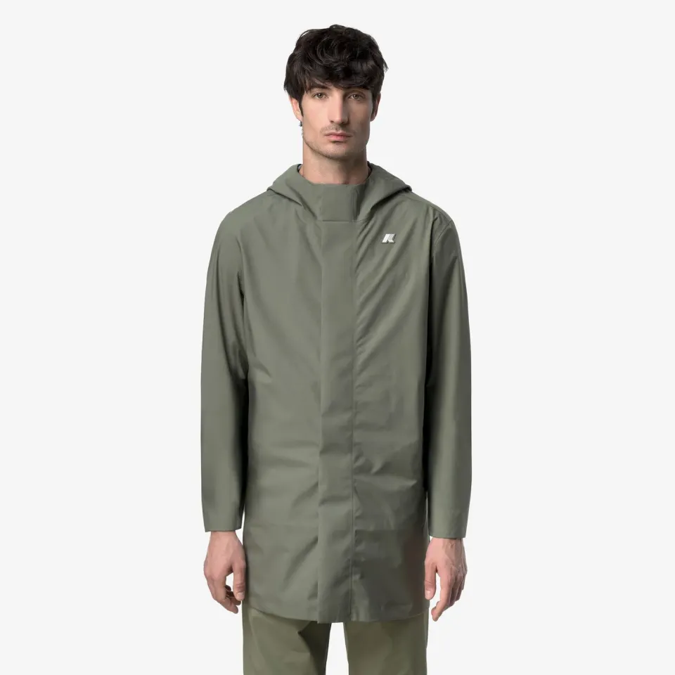 K-Way Tommy Stretch 2L geaca barbati verde lichen impermeabila